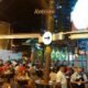 Buxixo Gastrobar SJC — ambiente externo na Avenida Anchieta com vista para o pôr do sol em São José dos Campos