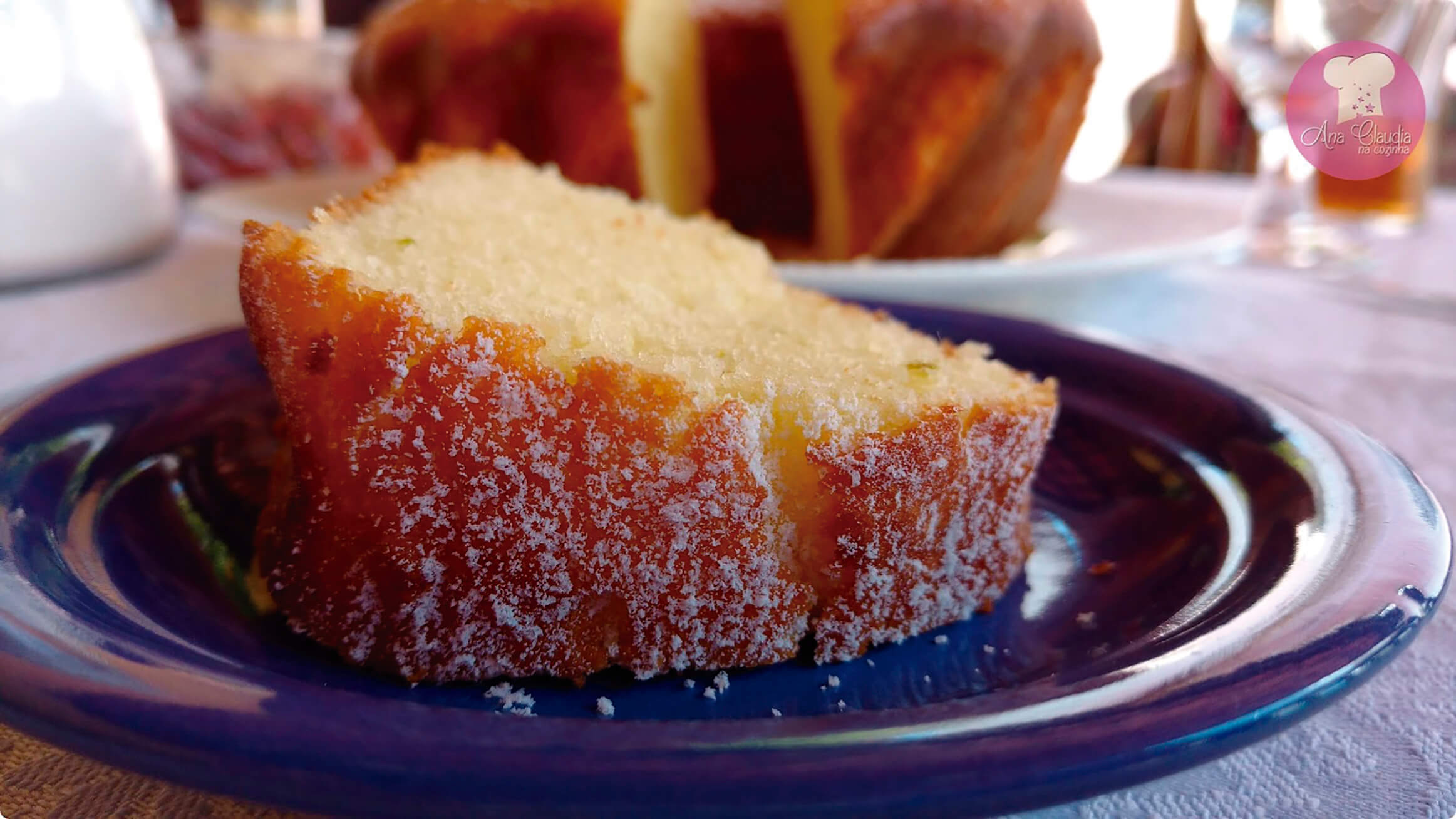 Bolo de limão na Air Fryer