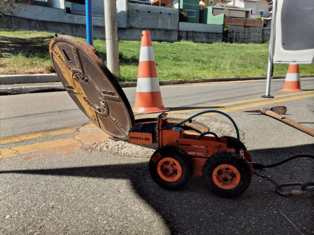 Prefeitura utiliza robôs para vídeo inspeção de galerias pluviais