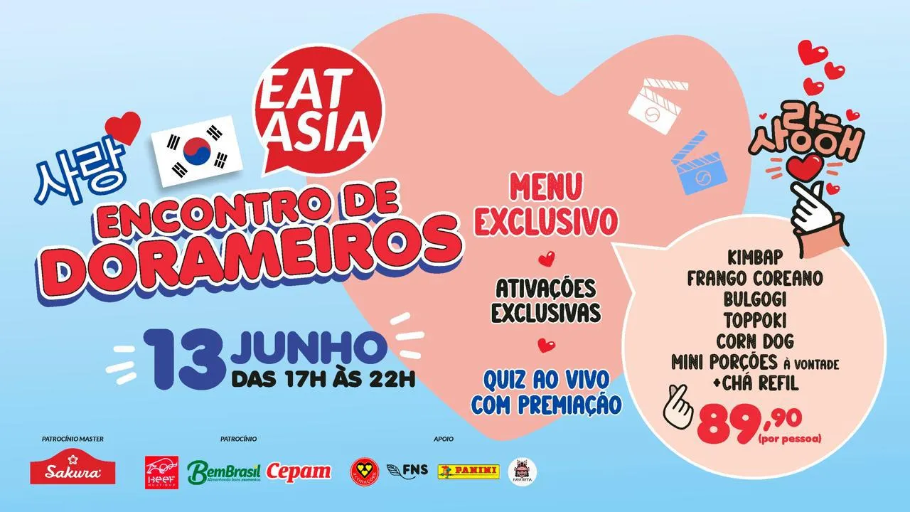 EAT Asía traz o primeiro encontro para apaixonados por Doramas