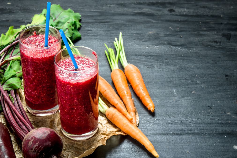 suco de beterraba com cenoura