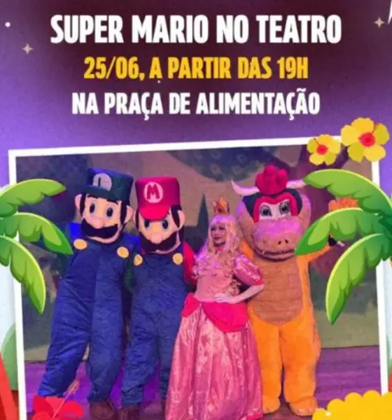 “Sessão Tsuru de Teatro” Traz Este Mês Super Mário
