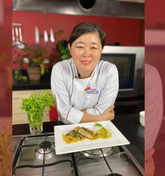 Chef Joseense Thais Okamoto representar o Vale do Paraíba