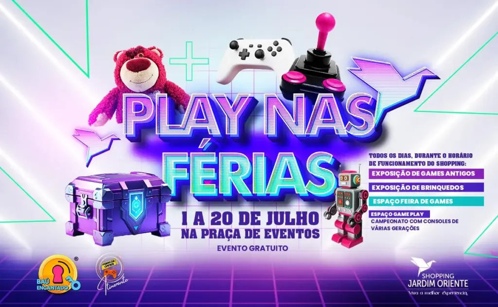 Brincadeira Geek para Pais e Filhos no Shopping Jardim Oriente