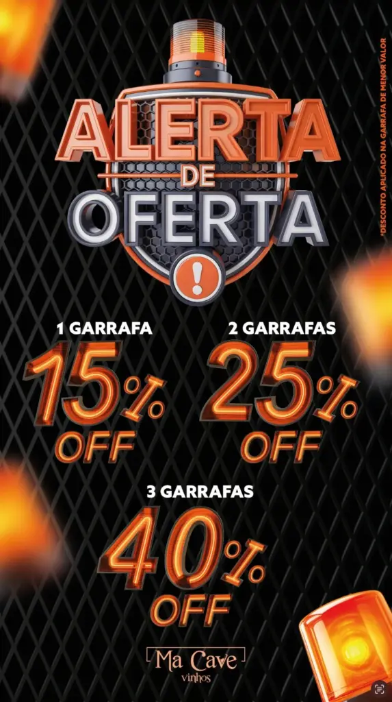 Alerta de Ofertas Ma Cave Vinhos realiza sua maior promoção desde a fundação