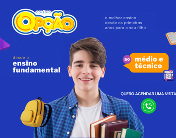 banner opção Colégio Opção banner