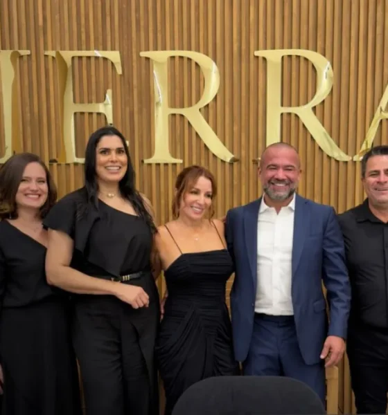 A equipe Sierra São José dos Campos. Manu Lira, Nádia Teixeira, Juliana Costa, Alessandra Freitas e Marcelo Andrei.