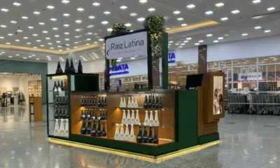 stand da Raiz latina no Shopping Jardim oriente