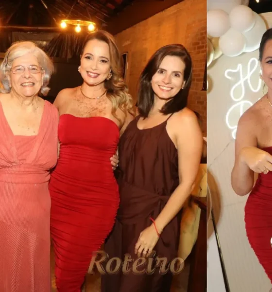 Alessandra Lab e familiares comemorando seus 51 anos