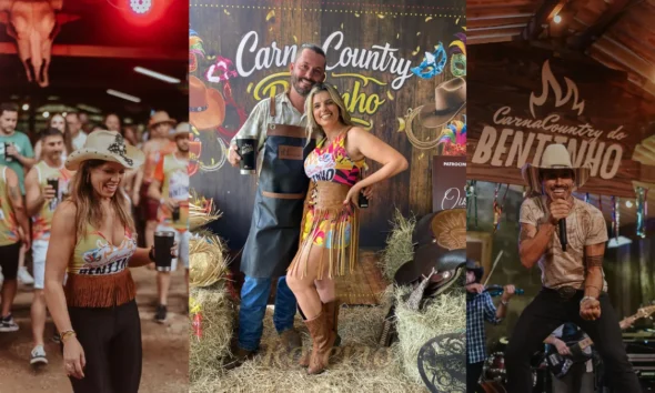 CarnaCountry Caçapava 2026, os donos, pessoas dançando e cantores