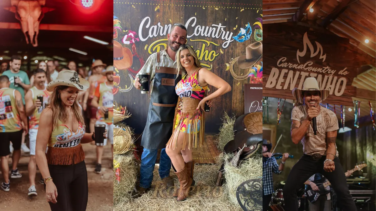 CarnaCountry Caçapava 2026, os donos, pessoas dançando e cantores