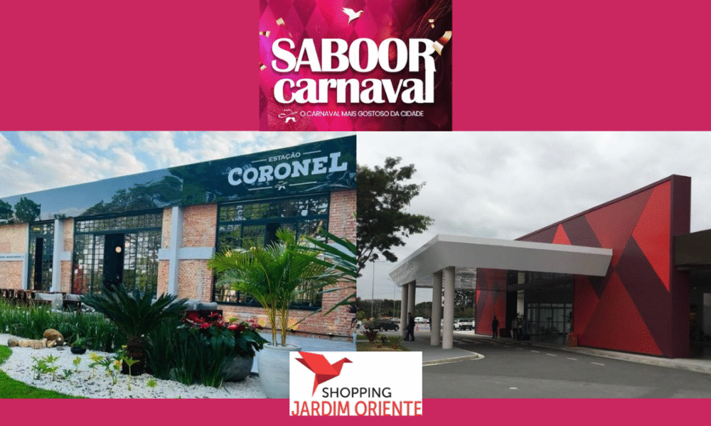 Entrada Shopping Jardim Oriente SJC e Estação Coronel promovem o carnaval 2026