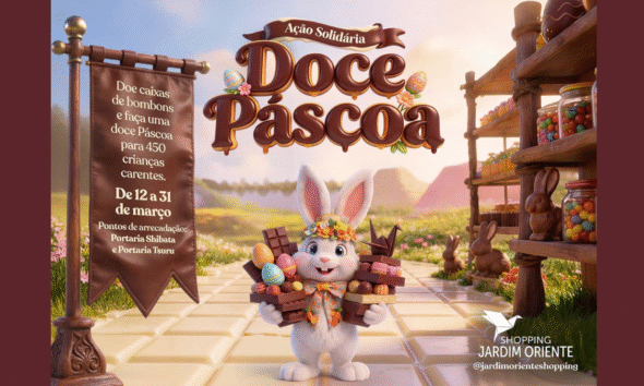Campanha Páscoa Solidária Shopping Jardim Oriente