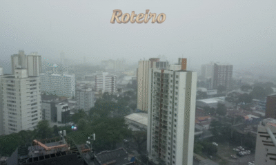 Imagem da cidade de são josé dos campos com chuva