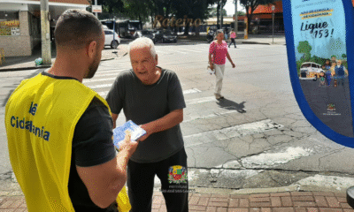 As equipes explicam aos munícipes as rondas 24 horas e o acolhimento humanizado - Foto: PMSJC