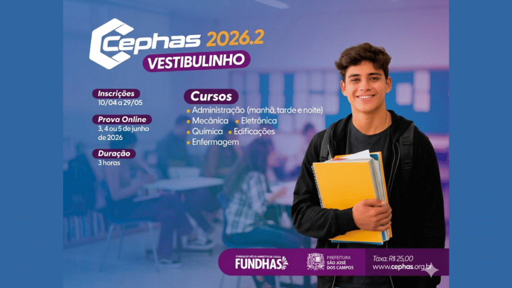 Para garantir que os candidatos estejam preparados para o novo formato, a empresa responsável pela aplicação da prova realizará um simulado online uma semana antes do Vestibulinho - Foto: PMSJC