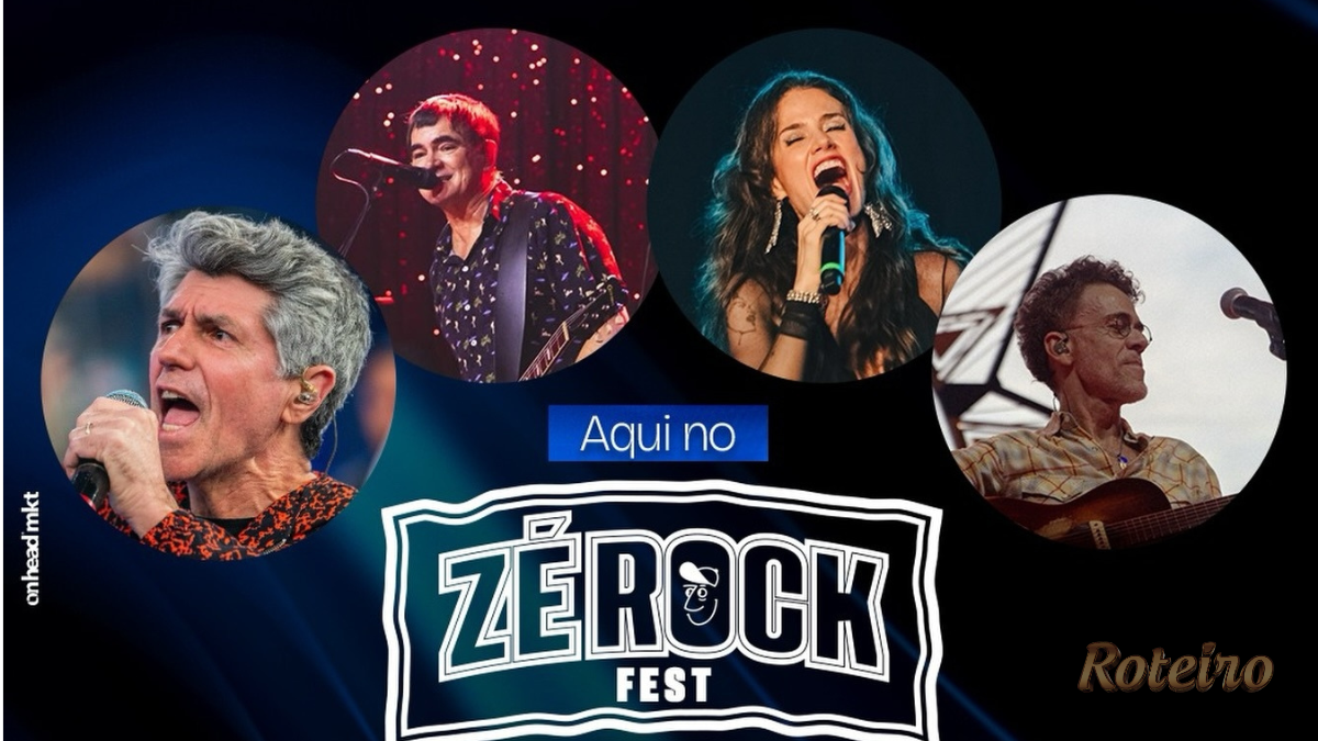 reprodução do cartaz do Zé Rock Fest de 2026
