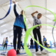 Crianças participam de atividade esportiva do Atleta Cidadão na Comunidade em São José dos Campos SJC