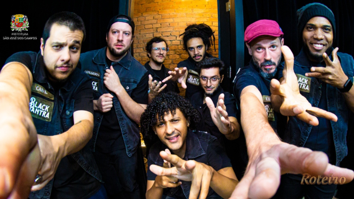 Banda Black Mantra se apresenta no Bar de Quinta na sede da FCCR no Parque da Cidade em São José dos Campos — Foto: Adriano Mendez/Divulgação