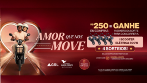 Arte da campanha Amor que nos Move do Shopping Jardim Oriente SJC para o Dia dos Namorados 2025