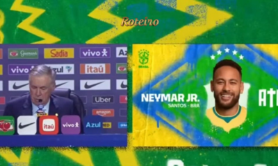 Ancelotti anuncia convocação e card oficial de Neymar Jr. pela Seleção Brasileira para a Copa do Mundo 2026 — SJC acompanha tudo