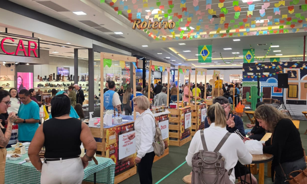 arraia solidario SJC Shopping Jardim Oriente barracas festa junina junho 2026