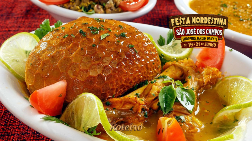 buchada de bode festa nordestina SJC 2026 gastronomia tipica Sao Jose dos Campos