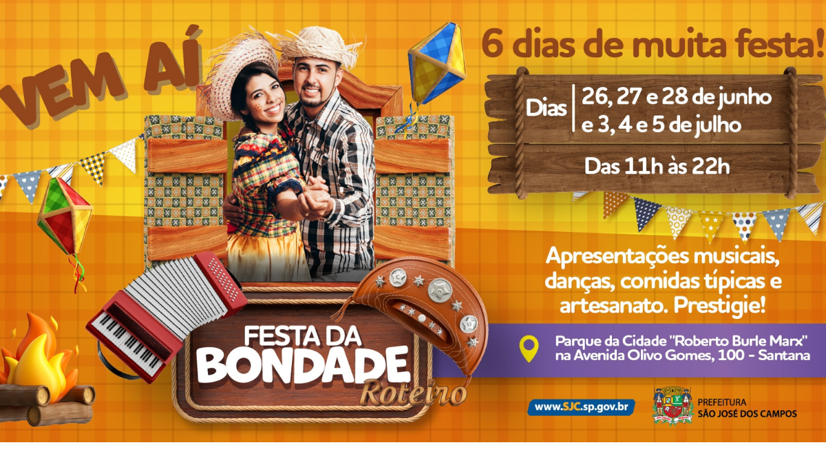 festa bondade SJC 2026 — público no Parque da Cidade em São José dos Campos