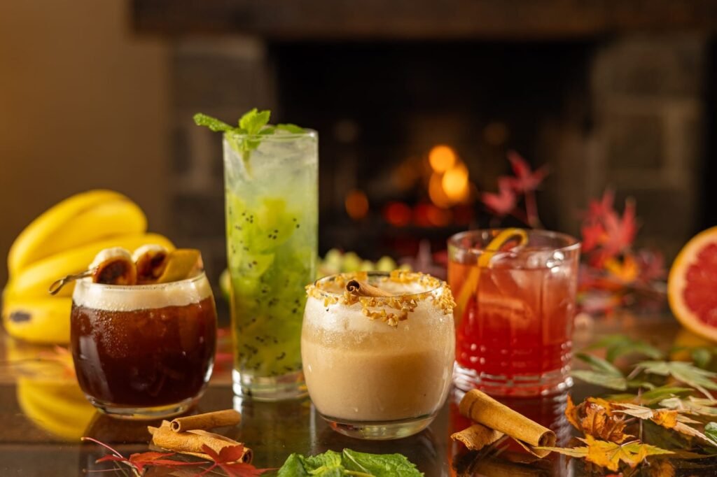 Drinks frutas da estacao inverno Casa Bambui Mantiqueira Campos do Jordao