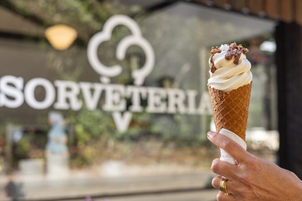 Sorvete artesanal ingredientes regionais sorveteria Casa Bambui inverno Mantiqueira