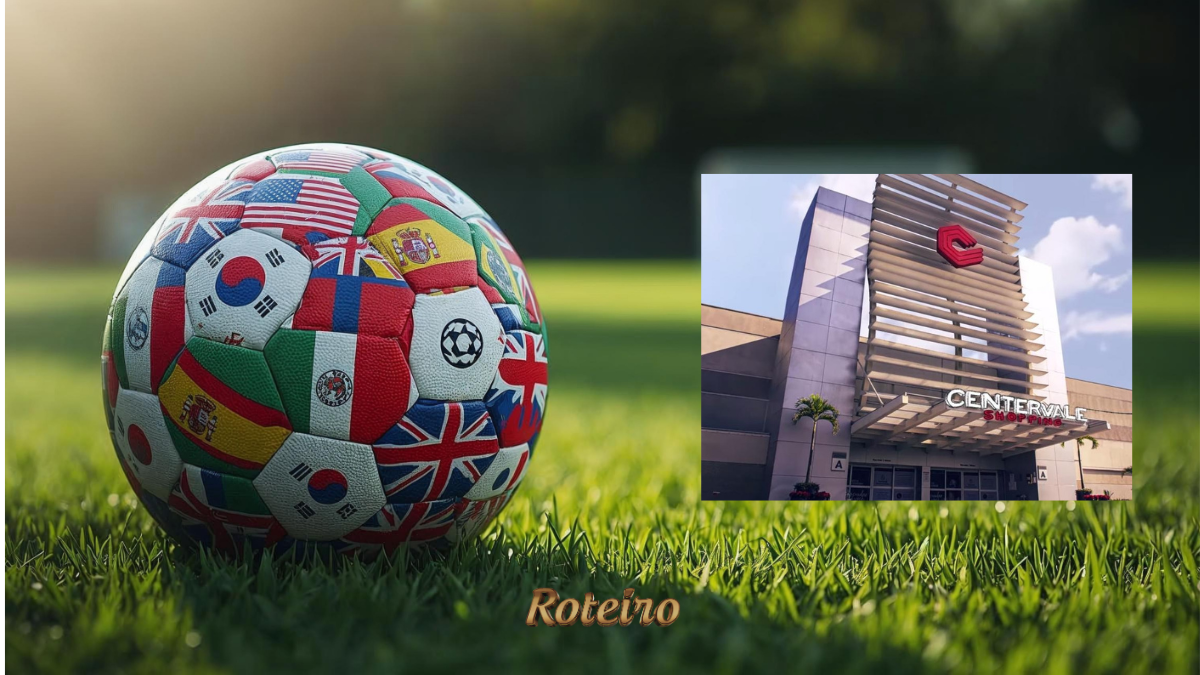 CenterVale Copa do Mundo — transmissão dos jogos da Seleção na Praça de Alimentação em São José dos Campos