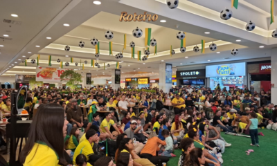 CenterVale Copa SJC telao Brasil Haiti Praca Alimentacao 2026