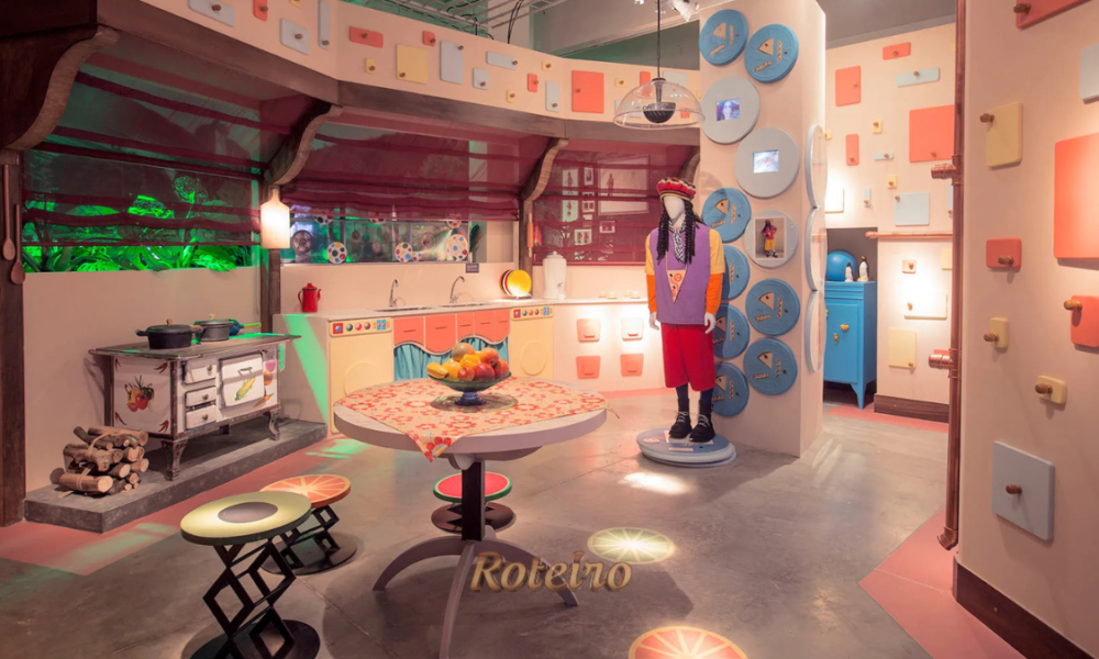 Cenário da Cozinha na Exposição Castelo Rá-Tim-Bum SJC