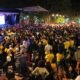 fan fest Guararema Copa do Mundo telao Parque Deoclesia torcida Brasil Escocia