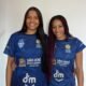 Atletas do handebol SJC seleção brasileira Amanda e Brenda posam juntas para foto oficial