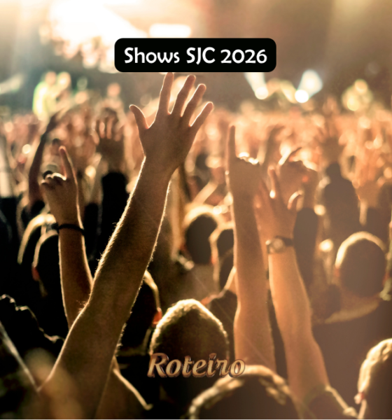 shows SJC 2026 — publico em show em Sao Jose dos Campos com maos levantadas