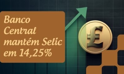 Banco Central Taxa Selic em 14,25% ao ano no Brasil