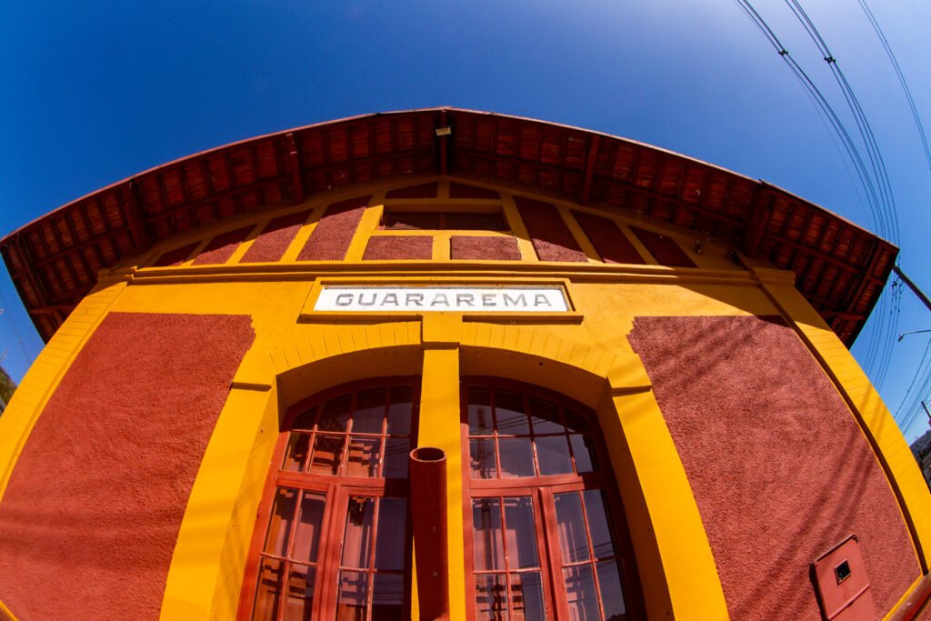 Estação de trem histórica de Guararema, ponto turístico da cidade