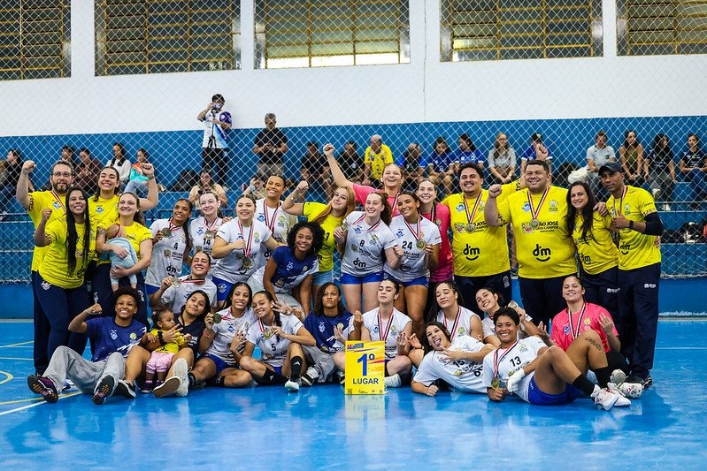 Handebol feminino sub-21 campeão nos Jogos Regionais SJC 2026
