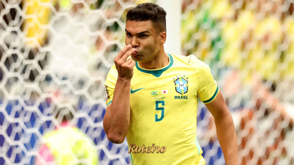 Casemiro gol Copa Mundo comemoração seleção brasileira SJC