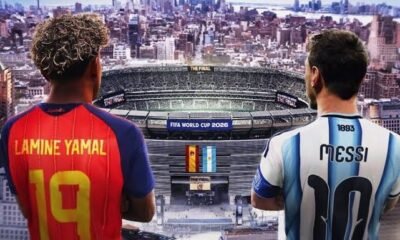 Espanha campeã do Mundo 2026 comemora o título após vencer a Argentina