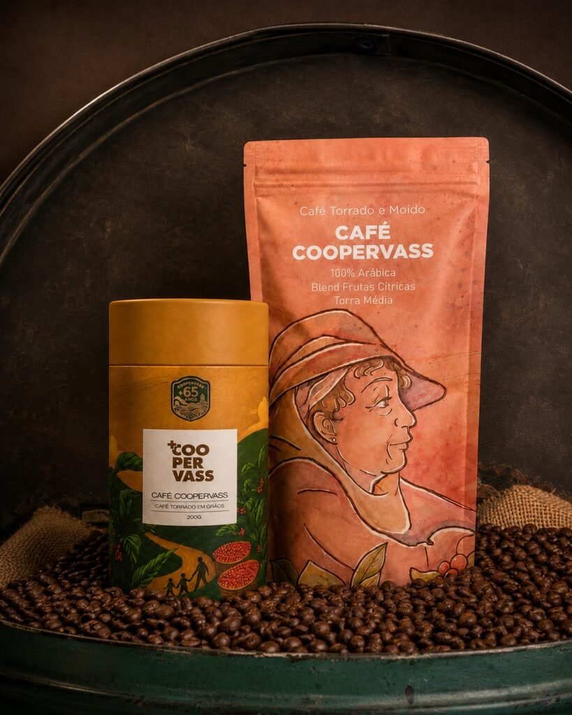 Café especial da Mantiqueira em exposição no Mercado Modo de Fazer