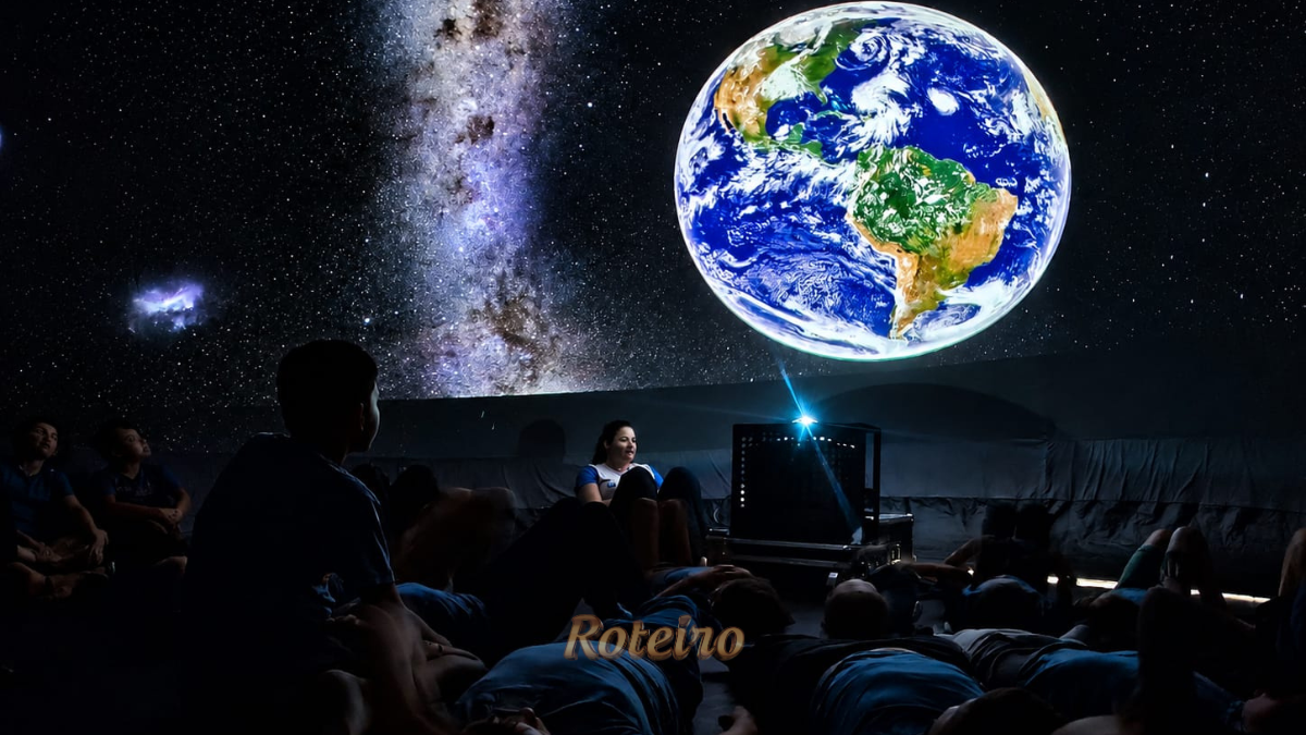 Planetário Urania Jardim Oriente projeta a Terra e a Via Láctea em 360°