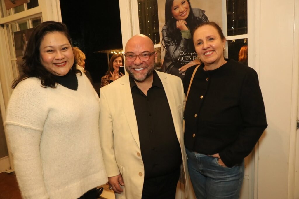 Todas pelo Vicentina SJC — Willian Roggles com Camila Holtz e Patricia Morello do RoteiroSJC