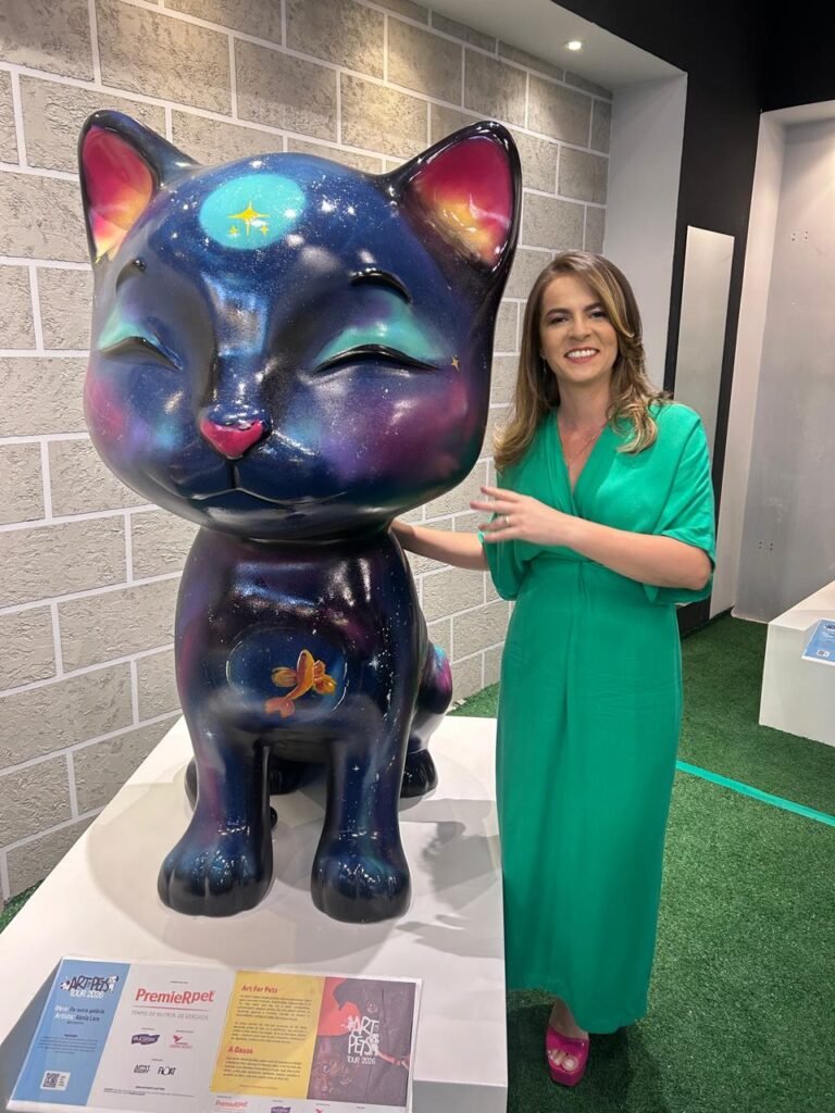 Gláucia Barbosa na Art for Pets Tour em SJC
