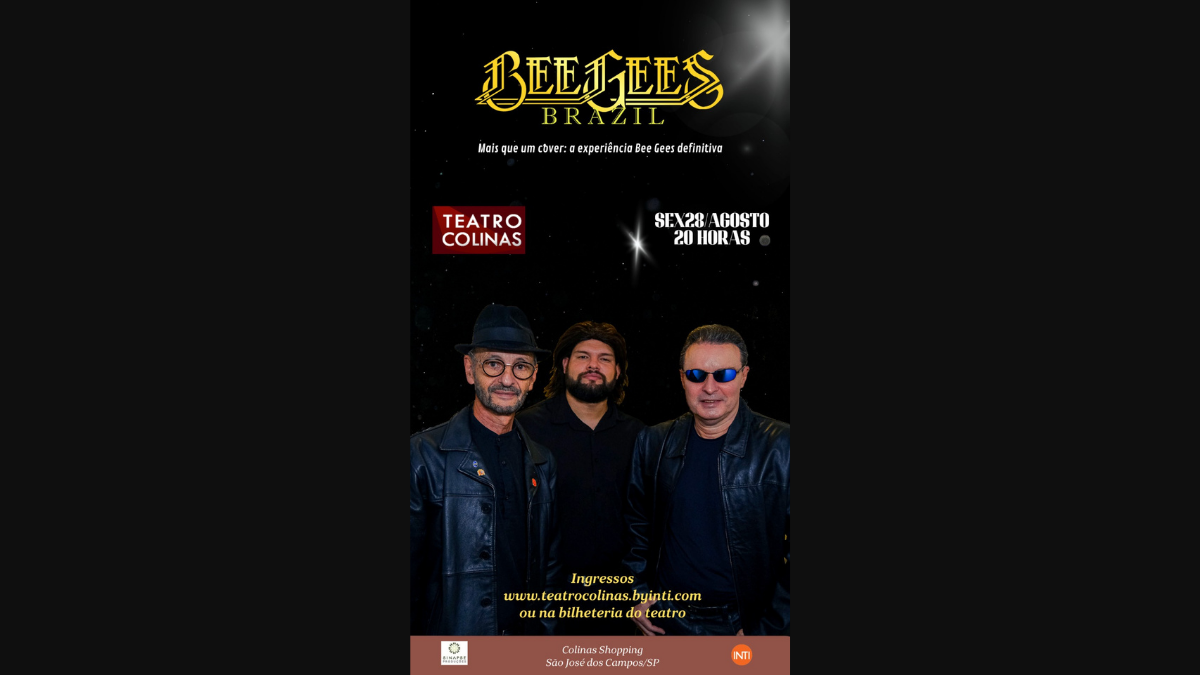 Bee Gees Brazil SJC - banda tributo se apresenta no Teatro Colinas