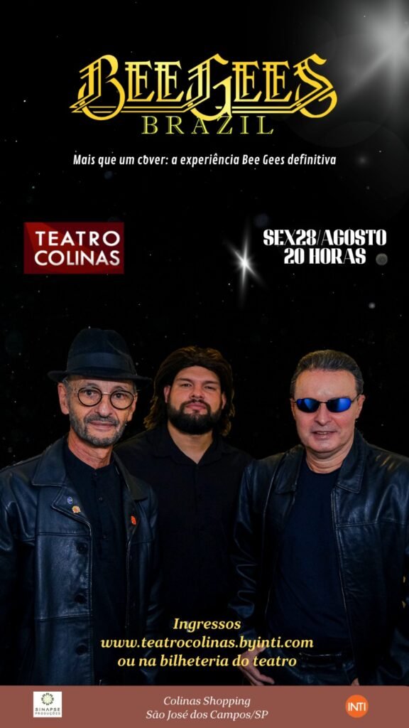 Bee Gees Brazil SJC - banda tributo se apresenta no Teatro Colinas