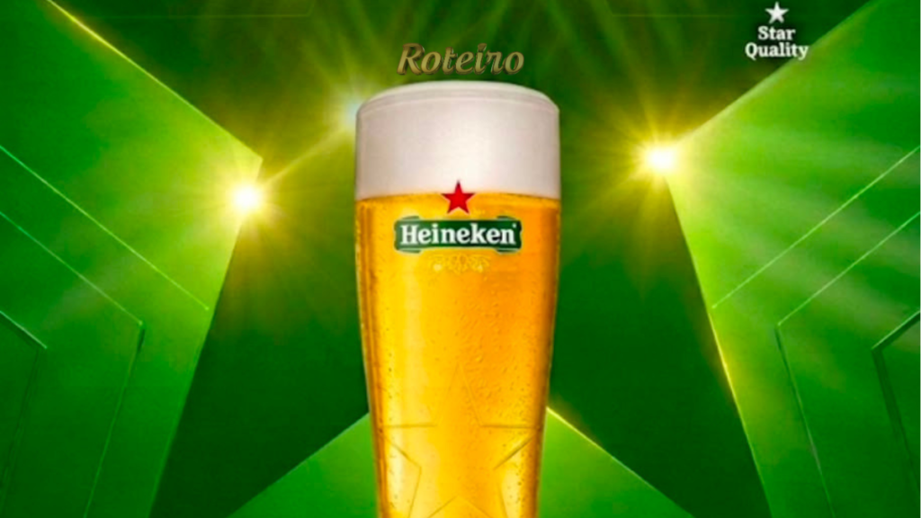 votação Heineken Masters SJC — copo de chope Heineken com espuma no ombro da estrela, selo Star Quality