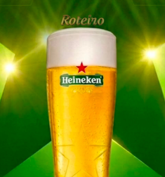 votação Heineken Masters SJC — copo de chope Heineken com espuma no ombro da estrela, selo Star Quality