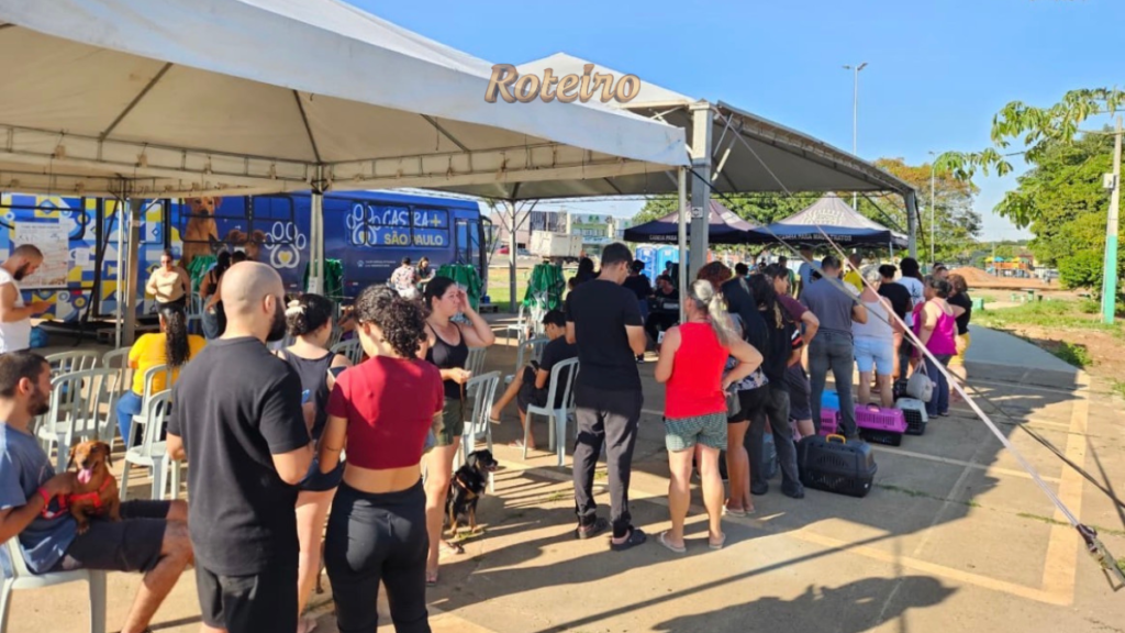castração gratuita Jardim Oriente — tutores na fila de atendimento